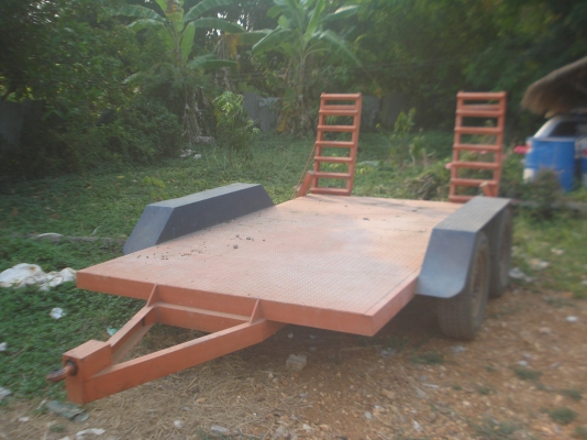 ขายรถแมคโครเล็ก pc30 พร้อมเทเลอร์