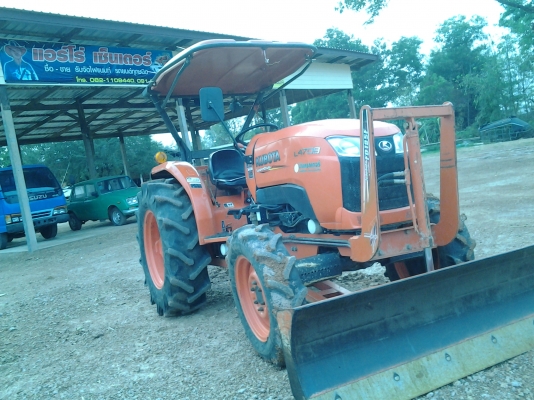 KUBOTA L4708 หาง4 ใบดัน 1330ชม ปี55 รถสวยมากไม่มีรอยเยิ้ม รับปรกันชัวร์