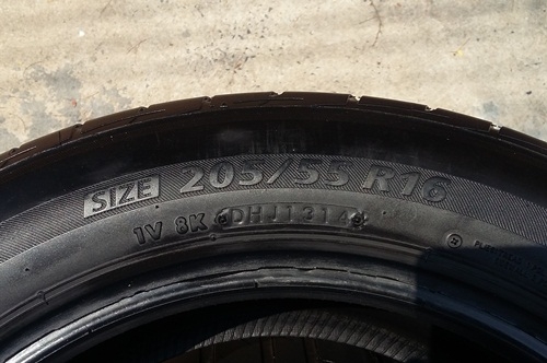 ยาง,205-55-16 Bridgestone Ecopia EP200 ปี14 สี่เส้น 3,800