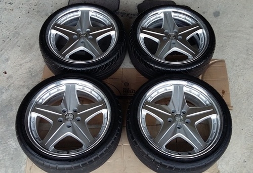 ล้อVIP,W-WORK EUROLINE SL 19X8'5รู114 พร้อมยาง 27,000