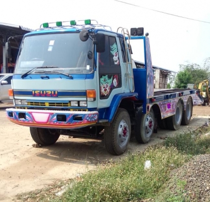 ISUZU รถท้ายลาด 12ล้อ 2เพลา ช่วงล่างใหญ่