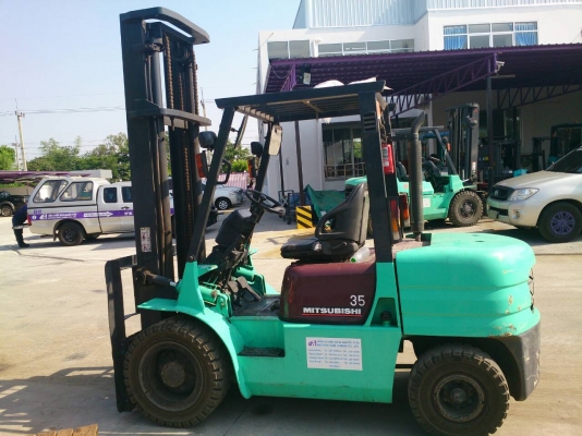 ขายรถ mitsubishi 3.5 ton ดีเซล เสา 4 เมตร