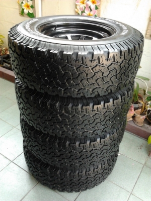 ล้อลาย Rock + BF All 265/70/16 ปี11 สวยๆ 1ชุด