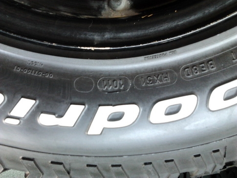 ล้อลาย Rock + BF All 265/70/16 ปี11 สวยๆ 1ชุด