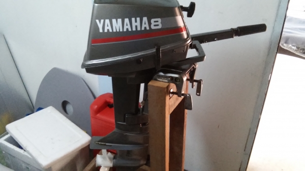 เรือยางพื้นอลูมิเนียม,พร้อมเครื่องyamaha 8 แรง