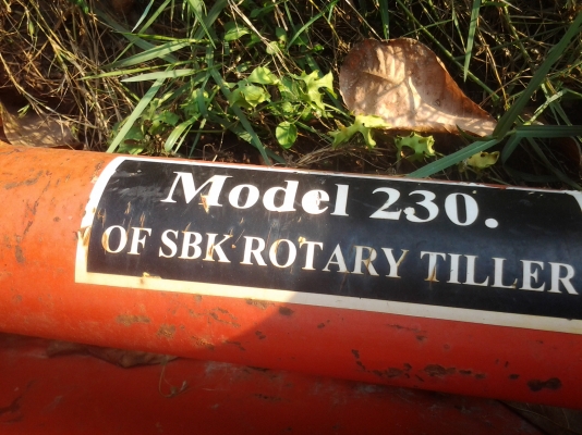 ขายตามสภาพโรตารี2.30ติดกับรถไถ60แรงคูโบต้าใช้งานปกติ  แตใบสึกหนอยยีห้อSBK