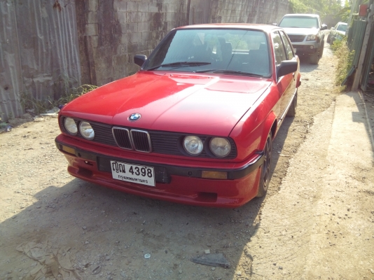 ขาย BMW E30 2ประตู วาง1G ออโต้ แก๊ส สีสวย  รถบางๆขาย 45,000