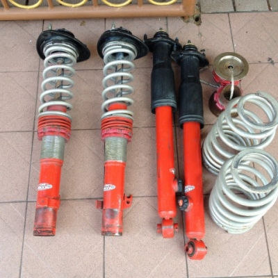 โช้คปรับเกลียว GAB ครบชุดหน้าหลังใส่ STEPWAGON ของเก่าญี่ปุ่นสภาพดี