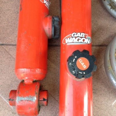 โช้คปรับเกลียว GAB ครบชุดหน้าหลังใส่ STEPWAGON ของเก่าญี่ปุ่นสภาพดี