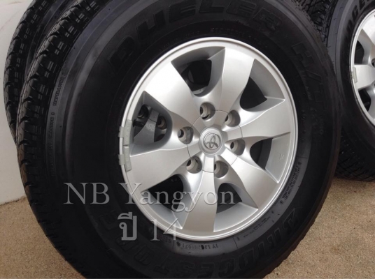 ล้อแม็ก vigo champ prerunner ขอบ 16 พร้อมยาง 265-70-16 ปี14