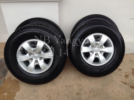 ล้อแม็ก vigo champ prerunner ขอบ 16 พร้อมยาง 265-70-16 ปี14