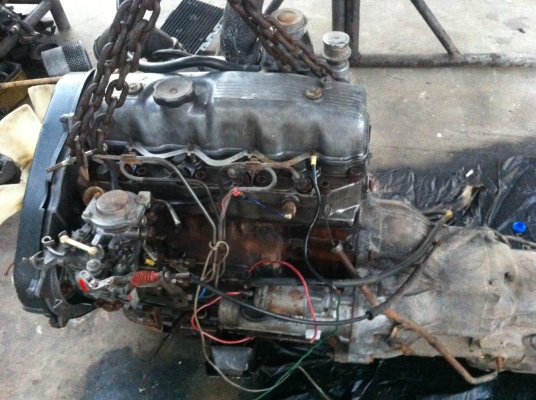 ขายเครื่องมิตซู4D56turbo พร้อมเกียร์ออโต้สภาพสวย