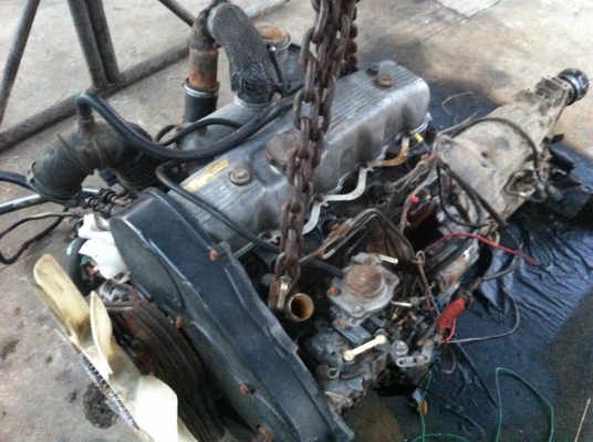 ขายเครื่องมิตซู4D56turbo พร้อมเกียร์ออโต้สภาพสวย