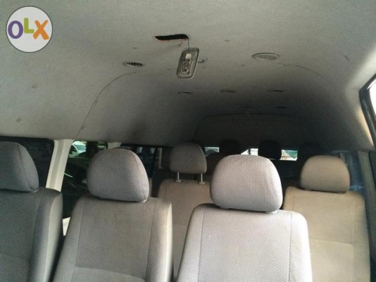 ขายด่วยๆ ร้อนๆ รถตู้ TOYOTA COMMUTER เบนซิน  LPG  2.7cc ปี 2011เบาะผ้า 4 แถว  สวยเต็มๆ ราคา 729,000 บาท โทร 0922726669  คุณตันหยง