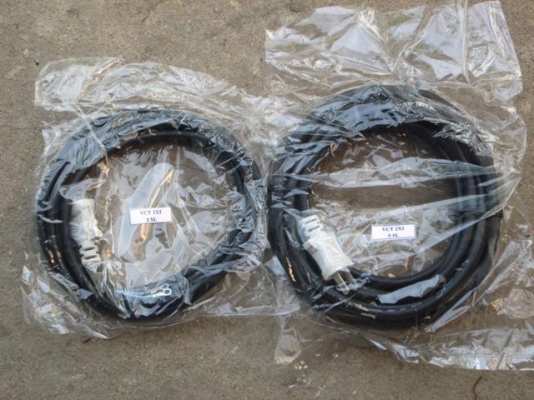 สายไฟพร้อมหัวปลั๊กและหางปลา VCT 2x1 ความยาว 3,5 เมตร