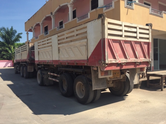 แม่-ลูกดั้ม 320แรงISUZU FXZ23NZH2 4-7002181  ปี2550 ยูโร2แม็คโหลด..รถห้างแท้ เดิมๆลูก3คาน...