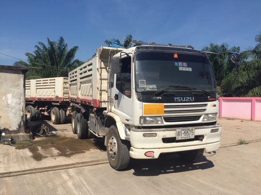 แม่-ลูกดั้ม 320แรงISUZU FXZ23NZH2 4-7002181  ปี2550 ยูโร2แม็คโหลด..รถห้างแท้ เดิมๆลูก3คาน...
