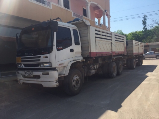แม่-ลูกดั้ม 320แรงISUZU FXZ23NZH2 4-7002181  ปี2550 ยูโร2แม็คโหลด..รถห้างแท้ เดิมๆลูก3คาน...