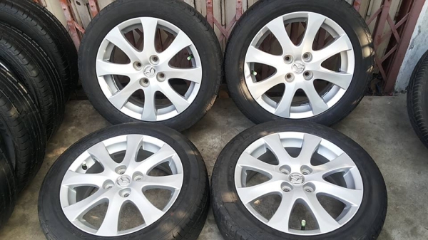 ล้อ masda2 ขอบ15 พร้อมยาง 185 55 15