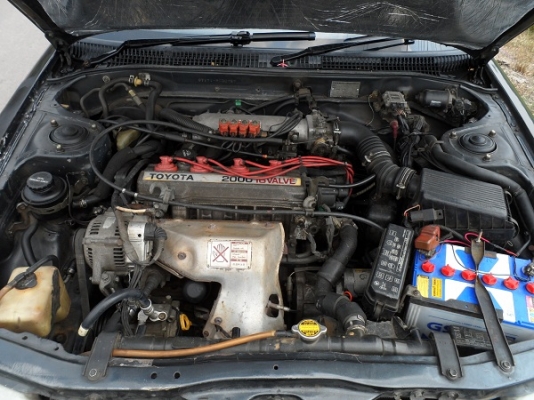 TOYOTA CORONA หน้ายิ้ม เครื่อง3S ติดแก๊ส LPG หัวฉีด