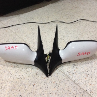 กระจกมองข้าง SAAB ของเก่าญี่ปุ่นสภาพสวย
