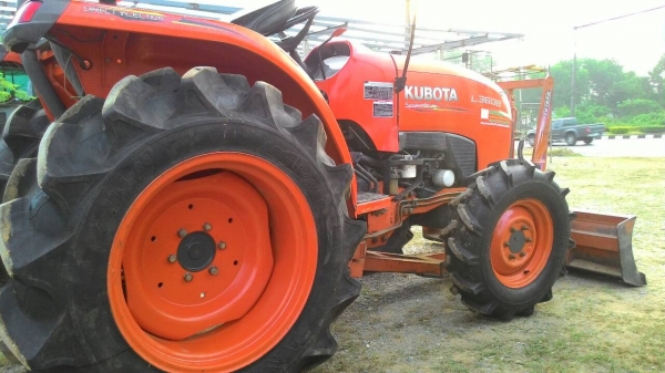ขายรถไถ KUBOTA L3608 2 เพลา ดันหน้า+ผาน6 พร้อมใช้ ขายรถไถ KUBOTA L3608 2 เพลา ดันหน้า+ผาน6 พร้อมใช้