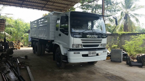 (เสร็จแล้วพร้อมขาย)10ลัอดั้ม2เพลา195แรงปี2540 Isuzu DECA. FVZ33MZPรถห้างแท้ เดิมๆทั้งคันสีไม่สวย..เก็บสีใหม่ทั้งคัน(ใกล้เสร็จ)
