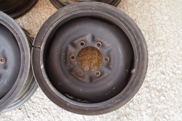 ขายล้อเดิม กระทะเหล็กตีขอบ LN106