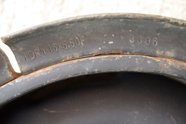 ขายล้อเดิม กระทะเหล็กตีขอบ LN106