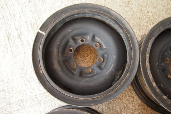 ขายล้อเดิม กระทะเหล็กตีขอบ LN106