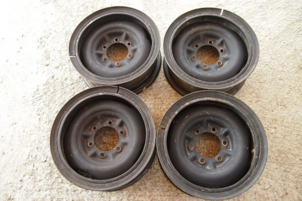 ขายล้อเดิม กระทะเหล็กตีขอบ LN106