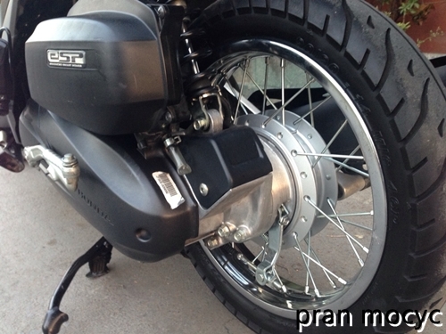 ขายClick 125i รุ่น Racing combi-brake สีเเดงดำ ปี57
