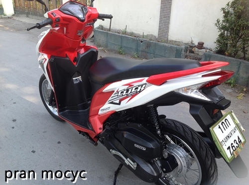 ขาย Honda Click 125i Street สีขาวแดง ปี2013