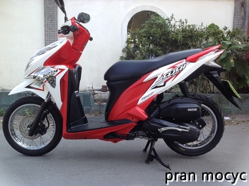 ขาย Honda Click 125i Street สีขาวแดง ปี2013