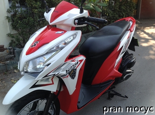 ขาย Honda Click 125i Street สีขาวแดง ปี2013