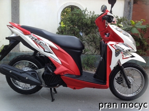 ขาย Honda Click 125i Street สีขาวแดง ปี2013