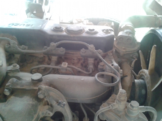 ขายดั้ม 5 คิว  ISUZU  NPR 115 แรง ปี 38  พวงมาลัย เพาว์เวอร์ เกียร์สั้น ในเทา