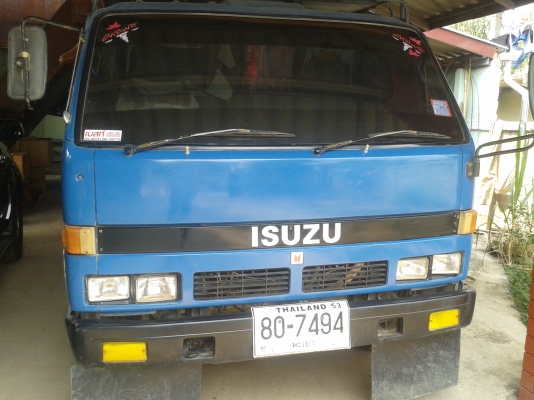 ขายดั้ม 5 คิว  ISUZU  NPR 115 แรง ปี 38  พวงมาลัย เพาว์เวอร์ เกียร์สั้น ในเทา