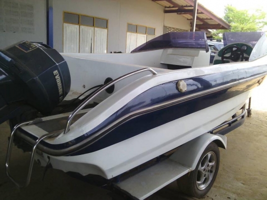 ขายเรือเร็วพร้อมเทรนเลอร์และอุปกรณ์ทุกอย่าง