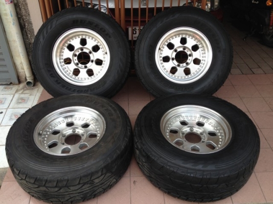 ล้ออ๊อฟโรด DAYTONA เเท้ขอบ16 กว้าง8นิ้วอ๊อฟ 0ของเก่าญี่ปุ่นเดิมๆสภาพสวย