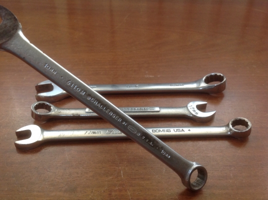 ขายประแจแหวนข้างปากตาย เบอร์มิล 10,11,12,16 mm.