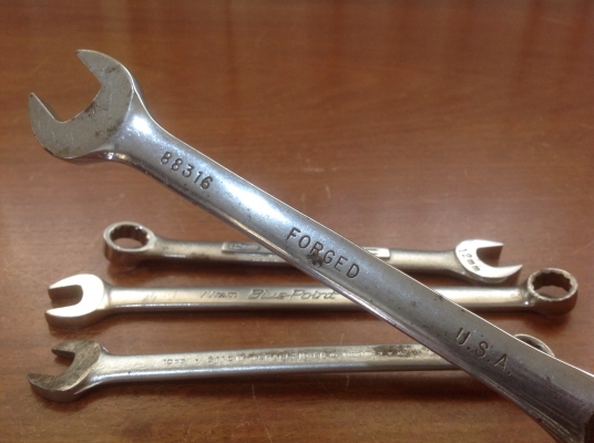 ขายประแจแหวนข้างปากตาย เบอร์มิล 10,11,12,16 mm.