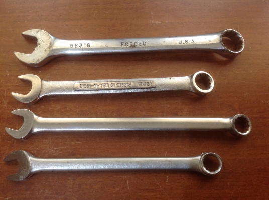 ขายประแจแหวนข้างปากตาย เบอร์มิล 10,11,12,16 mm.