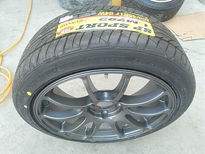 ขายล้อ ADVAN RS 4รู ขอบ17x7 Off 40 ยาง205/45/17 4 ล้อ ขายล้อ ADVAN RS 4รู ขอบ17x7 Off 40 ยาง205/45/17 4 ล้อ