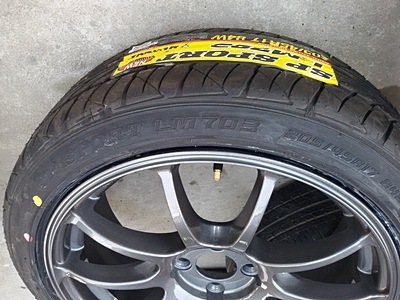 ขายล้อ ADVAN RS 4รู ขอบ17x7 Off 40 ยาง205/45/17 4 ล้อ ขายล้อ ADVAN RS 4รู ขอบ17x7 Off 40 ยาง205/45/17 4 ล้อ