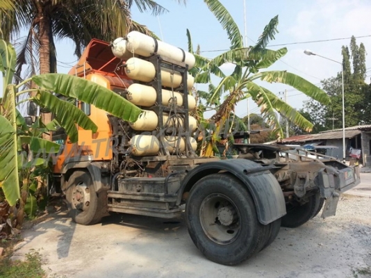 รถบรรทุก 6 ล้อ HINO หัวลาก โปรเฟีย  ติดแก๊ส  ปีจดทะเบียน 2536 200 แรงม้า