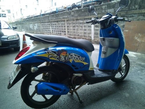 สกุปปี้ ฟ้าขาว ล้อแมก ปี54 กท3121 เครื่องเดิม 19,000