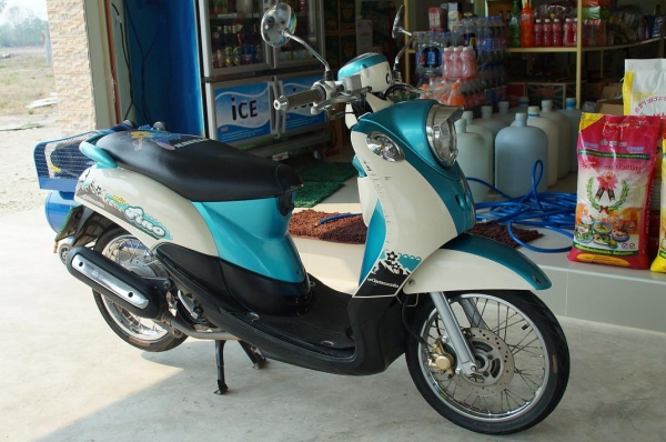 ขาย YAMAHA FINO รถปี 52 สภาพเดิมเครื่องดี ไม่เยิ้ม ไม่ดัง เฟืองท้ายไม่หอน ระบบไฟติดครบ สภาพจบ พร้อมใช้ เอกสารทะเบียนพร้อมโอน ภาษี พรบ เพิงขาด