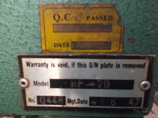 แท่นอัด TMC 25 TON