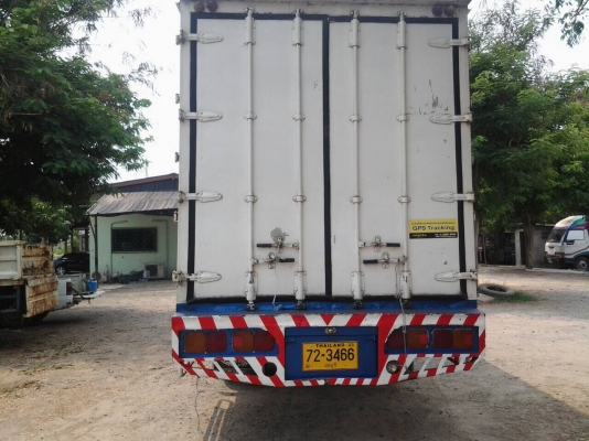 รถ6ล้อHINOสิงห์ไฮเทค195แรงตู้เปิด10บานไม่มีเสากลางยาว7มยาง900